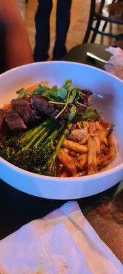 Hanger Steak with Truffle fries