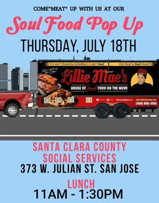 "Meat" up with us for lunch on July 18th in San Jose!