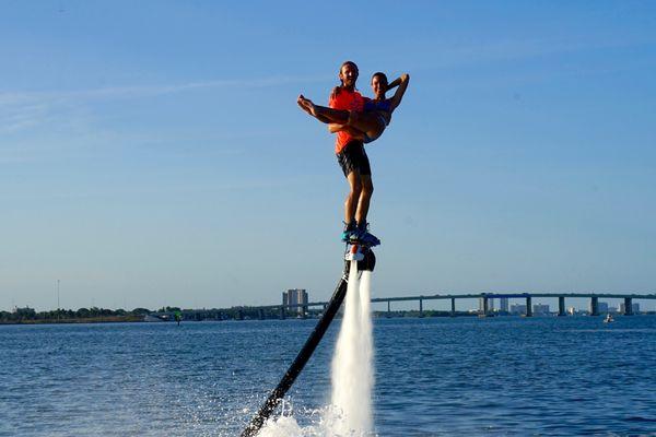 Flyboard only at Aquajet Miami! Easy, safe and fun for everyone!