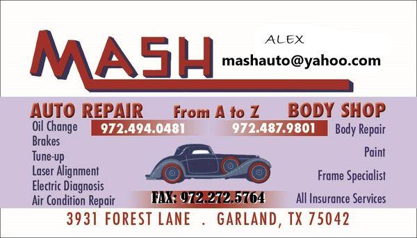 Mash Auto Repair & Body Shop