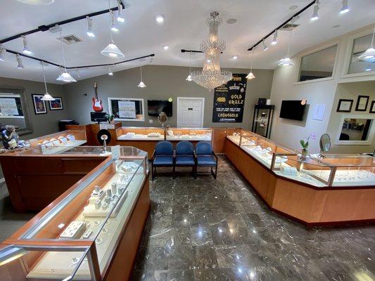 Never hesitate to come by and see what we can do for you! Custom jewelry, gold grillz, jewelry repair, cash for gold, pawn loans and more!