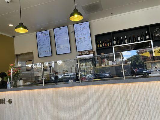 Food counter with Menu