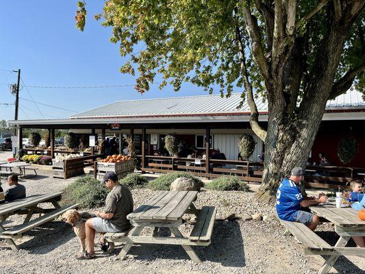 Plenty of tables and seating