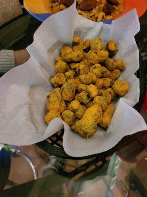 Fried okra