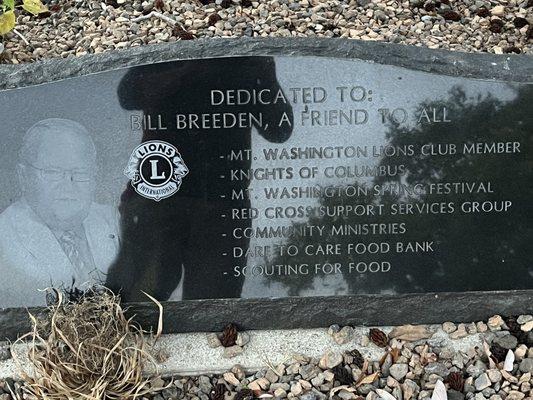 Bill Breeden Memorial