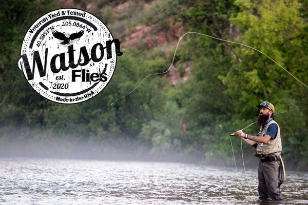 The first winner of a mini session goes to Jason and his local Fort Collins shop Watson Flies: Veteran Tied and Tested