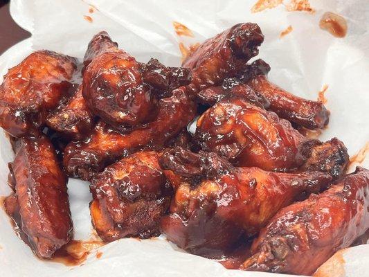 Honey bbq wings