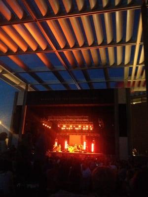 View of the Pavillion while "Black Joe Lewis" played.