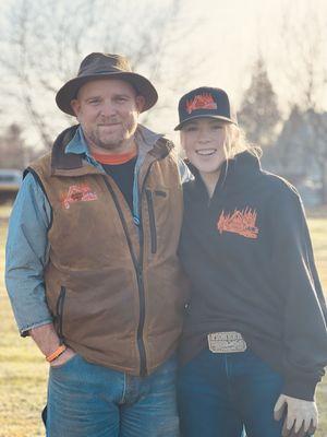 Tin vest and hat embroidered Sweatshirt screen printed