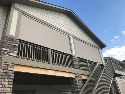 Solar Shades for deck or patio