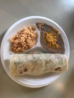 Beef burrito