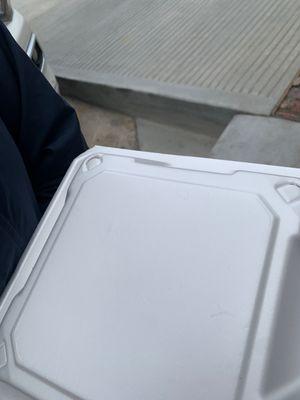 You will have to-go box, LOTS OF GOOD FOOD