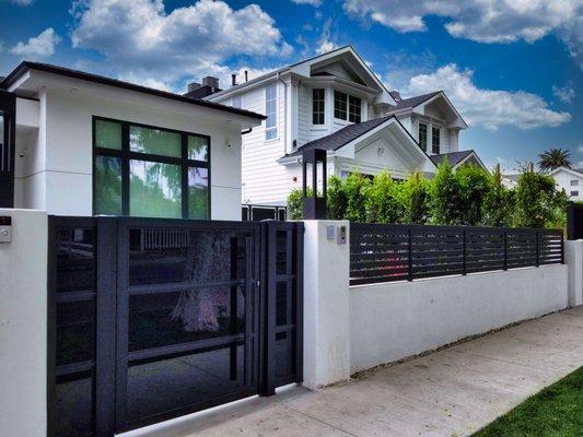 Black Glass Series: Pedestrian Gate