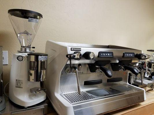 Great Whites spotted! Rancilio 2 group starter packages!