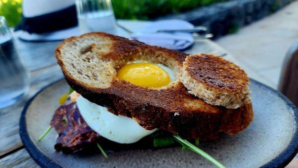 Truffle fried egg sandwich