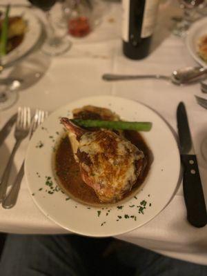 Famous French onion pork chop