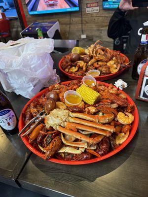 Seafood platter was just ok... definitely won't order again.