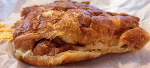 The Deluxe breakfast croissant...