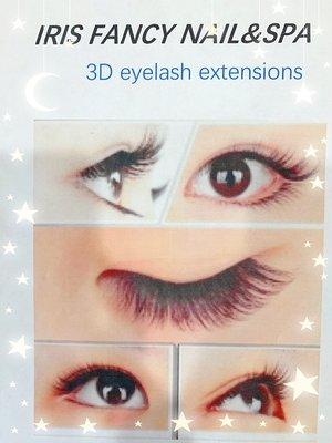 3D Volume Eyelash Extensions.