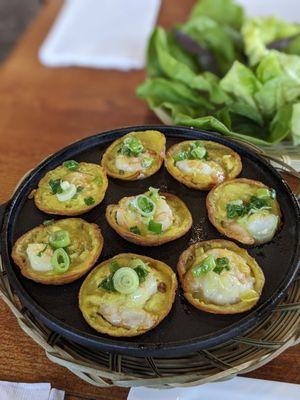 Banh khot mini pancakes