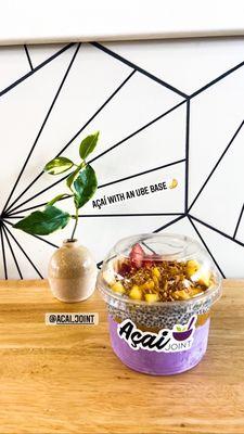 Ube acai bowl ( build your own )