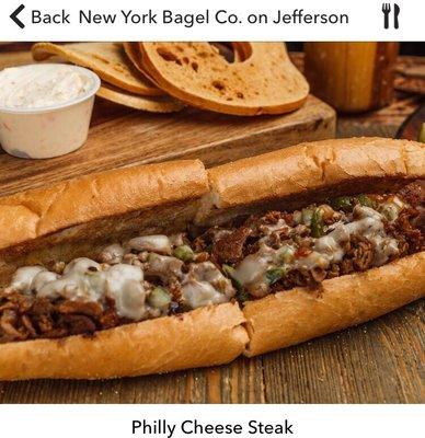 Philly cheese steak on a lightly toasted hoagie anyone?