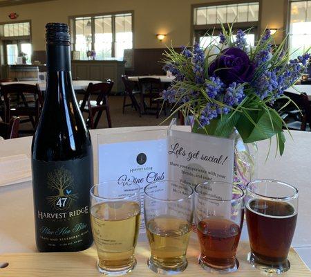 Cider Flight & purchased the Blue Hen Wine