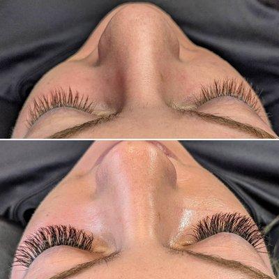 Lash extensions by Andrea