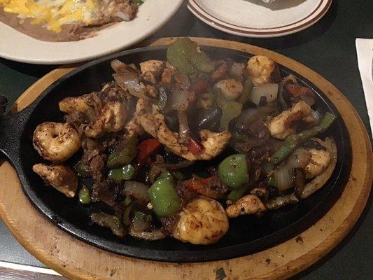 Mixed Fajitas (lunch menu) $12.49