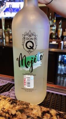 I have been told by one of my friends that this bottle of Don Q premix Mojito is the best ,they just poured it over ice and no club soda.