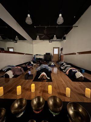 Yin Yoga + Sound Bath Class