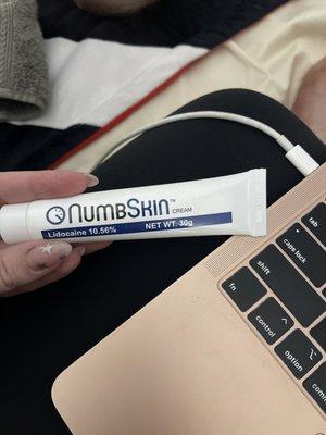 Looking for a recommendation for a numbing cream?