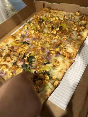 Tikka(Curry) Pizza with paneer