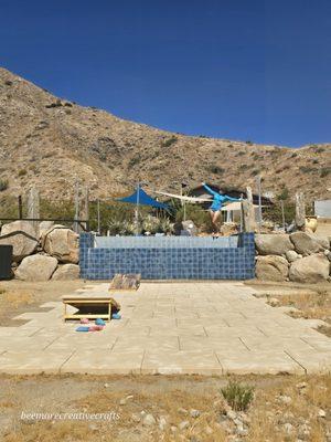 Front of infinity pool