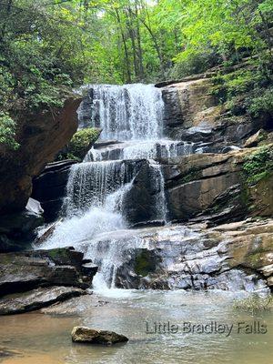 Gorgeous multi-tiered specimen of a waterfall approx. 50' tall