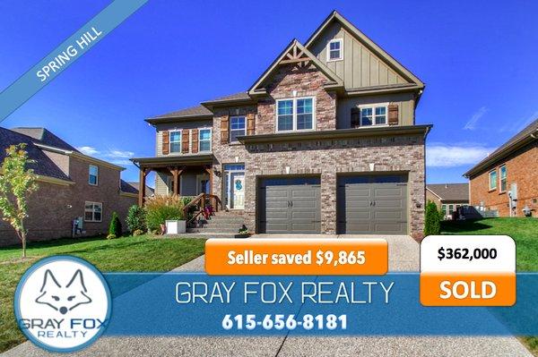 SOLD by Gray Fox Realty