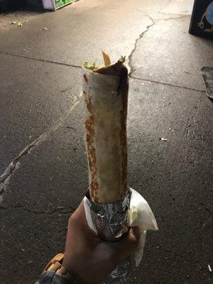 Lamb Wrap w/ Garlic Sauce $9