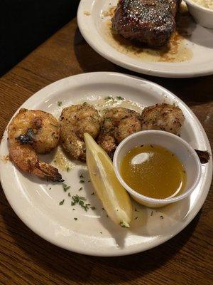 Grilled shrimp