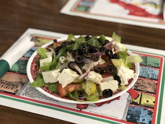 Greek salad. Yum!