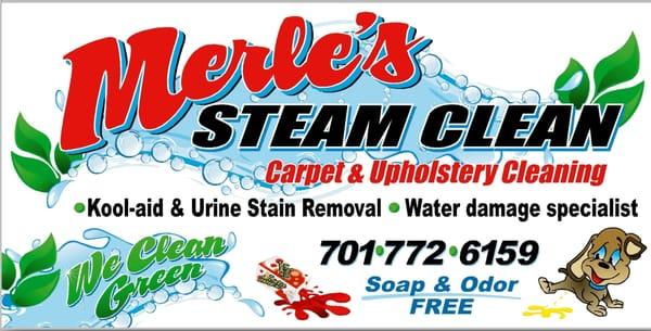 Merle's Steam Clean Carpet & Upholstery