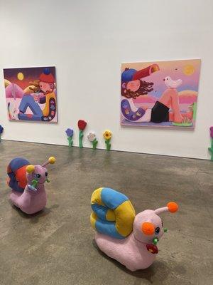 WHIMSICAL & IMAGINATIVE: Super Future Kid (artist) opening reception at Over The Influence/OTI Gallery