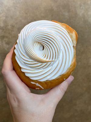 White chocolate chai donut