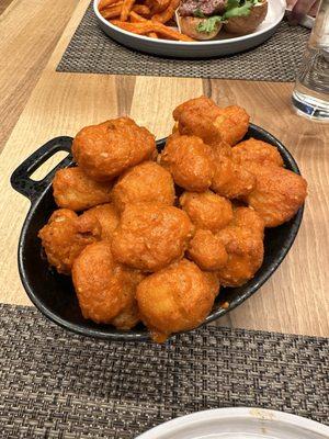 Fried Cauliflower Buffalo Style "Wings"