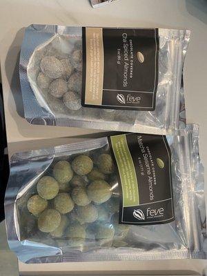 Chai Spiced Almonds & Matcha Sesame Almonds