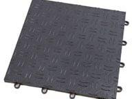 Grey Diamond Grid Lock Tile