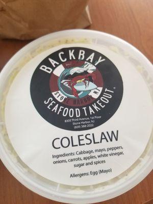 Homemade coleslaw!