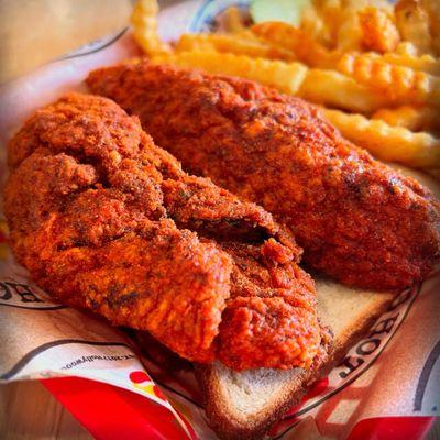 I used to dream of you while awake I got a grip, come on, for goodness sake  Extra Hot () 2 Tender w/ Fries Combo