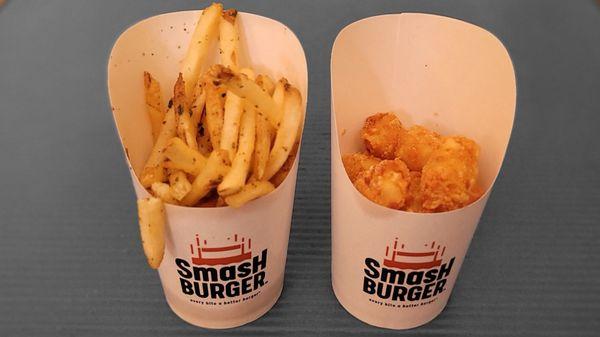 Large Smash Fries and Tots