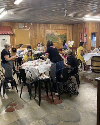 paint and sip event