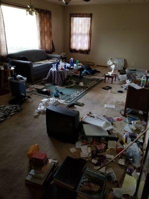 Living room a mess?